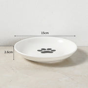 Whisker-Friendly Cat Bowl - Wide Ceramic Anti-Tipping Food Bowl